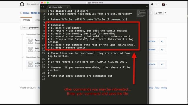 Delete Older Commit from Github with Git Rebase смотреть онлайн
