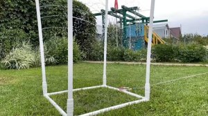 Дачный душ из полипропиленовых труб. Как быстро сделать. Самоделки из труб. DIY