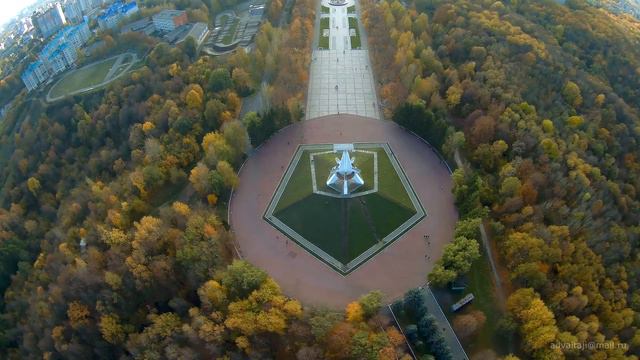 Брянск. Осень 2016. Аэросъемка Sjcam SJ5000X. смотреть онлайн