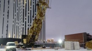 Как собирают башенный кран КБ408