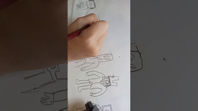 Как нарисовать всех камер менов смотреть онлайн