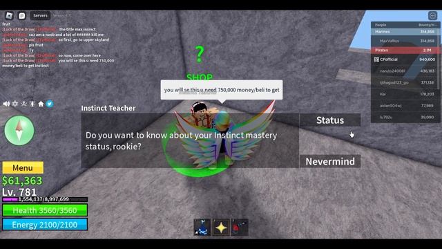 How to get Ultra Instinct title in Blox Fruits! смотреть онлайн