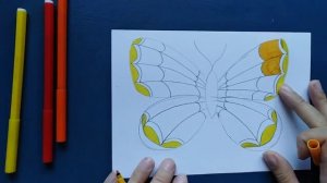 Ка нарисовать бабочку. Урок рисования для детей