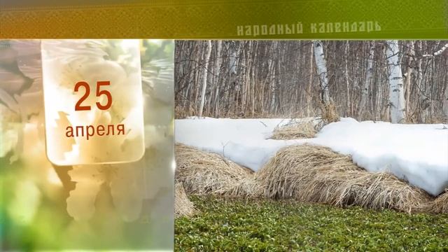 25 Апреля - Ежедневный Народный Календарь смотреть онлайн