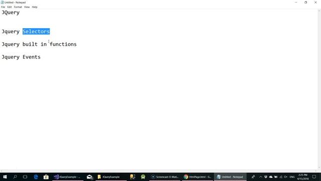 Jquery Part 1 смотреть онлайн