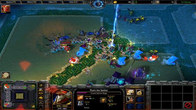 Warcraft III: TFT - (CUSTOM) 506 - Hero push - Nejrychlejší náklep смотреть онлайн