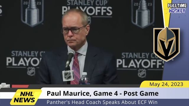 POST GAME - Paul Maurice - PANTHERS vs HURRICANES Game 4 - Comments on Conference Win and Tkachuk смотреть онлайн