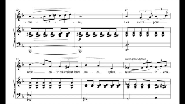 Apres Un Reve (G. Faure) - D Minor Piano Accompaniment