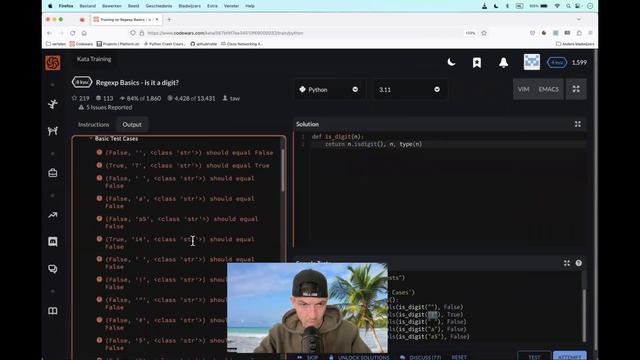 Codewars (Python?) | Regexp Basics - is it a digit? | kyu8 смотреть онлайн