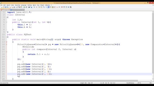Java - Priority Queue with Custom Class Data Type смотреть онлайн