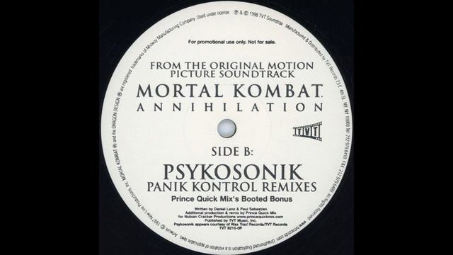Psykosonik - Panik Kontrol (Prince Quick Mix's Booted Bonus)