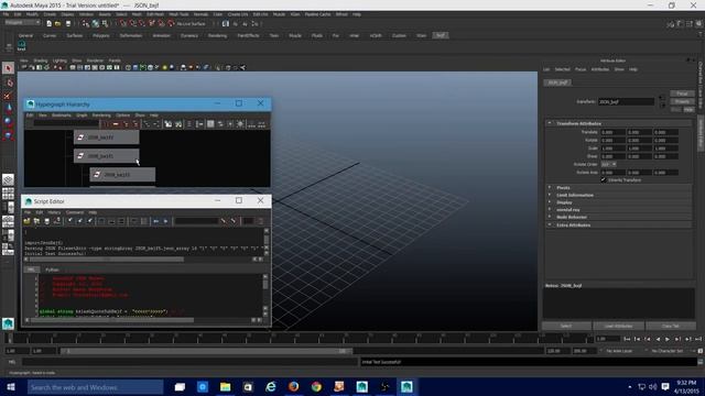 JSON Parser for Maya 2015 written in MEL Script смотреть онлайн