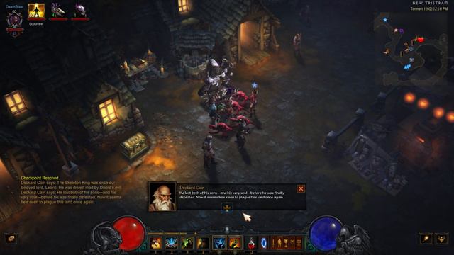 Diablo III/Kill Wretched Mother/Kill Wretched Queen/Save Deckard Cain/Act I/ (Torment Mode) смотреть онлайн