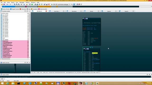 Reverse Engineering - Fun with ransomware and Ida Pro смотреть онлайн