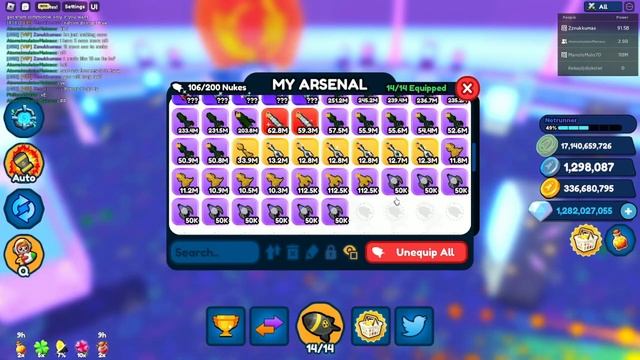 Making Limited RAINBOW "TikTokNuke" in Nuke Simulator [roblox] смотреть онлайн