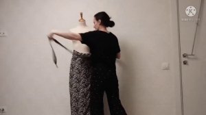 Обзор готового парео, сшитого за полчаса.