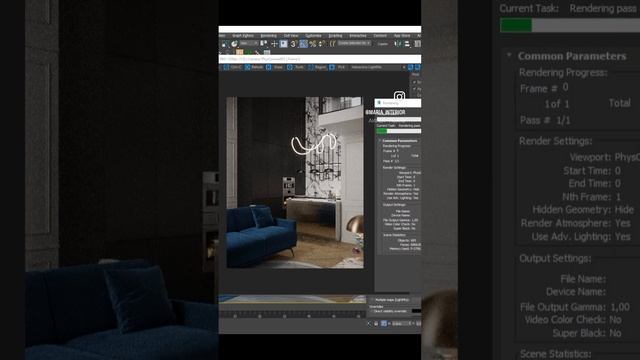 Моя потрясающая идея ? и золотые руки визуализатора ?? рождают новый стильный интерьер ?? смотреть онлайн
