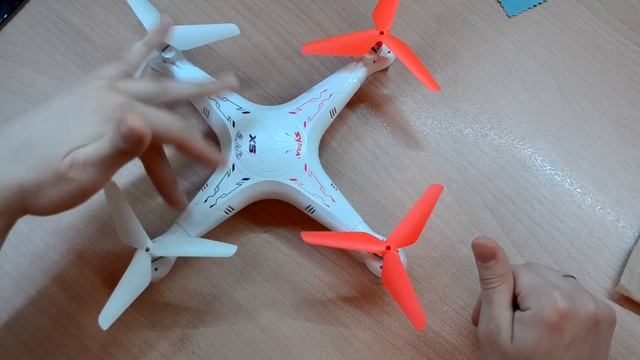Syma x5c - замена винтов на трехлопастные. смотреть онлайн