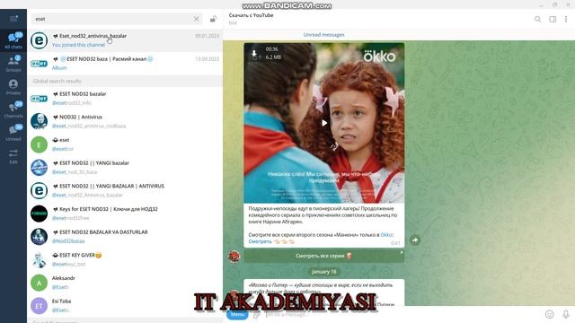 KOMPYUTERGA ANTIVIRUS O'RNATISH . BAZASINI YANGILASH 2023 . ESET NOD 32 смотреть онлайн