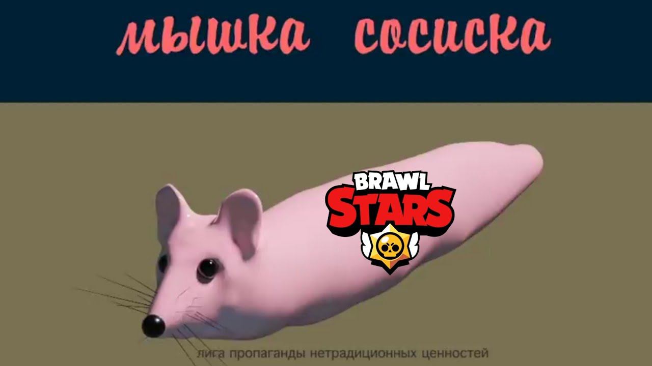 мышка сосиска - хит про бравл старс смотреть онлайн