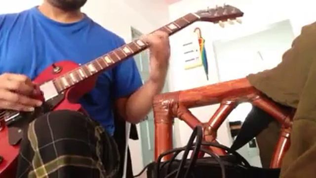 Gibson lespaul studio cherry faded sound test with small amp смотреть онлайн