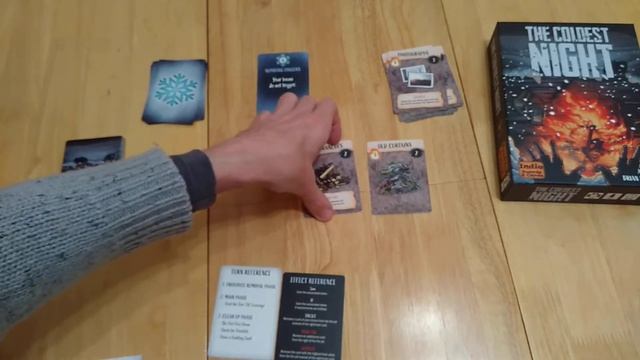 The Coldest Night - how to setup play, solo Playthrough and review. BlurryVison, sorry! AmassGames смотреть онлайн