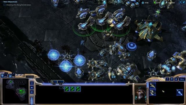 Starcraft Brood War Mass Recall 8.0.1 Protos Campaign (Mission 3. Legacy of Xel Naga) смотреть онлайн