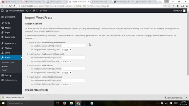 Import Sample Data into Wordpress (xml file) смотреть онлайн