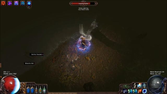 Path of Exile 0.9.13 Power Siphon Witch - Mud Geyser Map смотреть онлайн