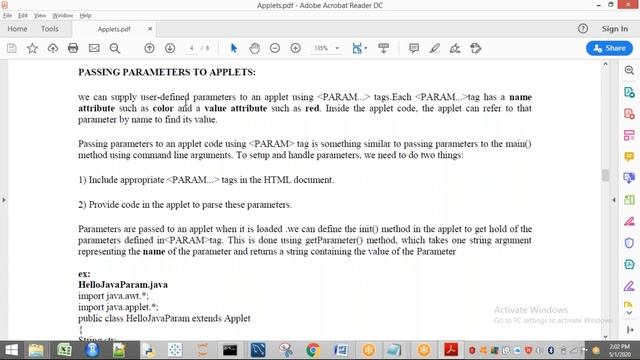 JAVA|PASSING PARAMETERS TO APPLET,JAPPLET,PAINTING IN SWING|Mr.SIVA RAMA PRASAD KOLLU смотреть онлайн