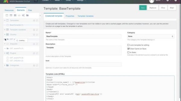 MODx Content Editor Tools AssetsTV