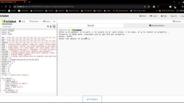 Money Simulatior смотреть онлайн