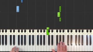 Lazy Town - We are Number One - Piano Tutorial - Sheet Music (Synthesia)