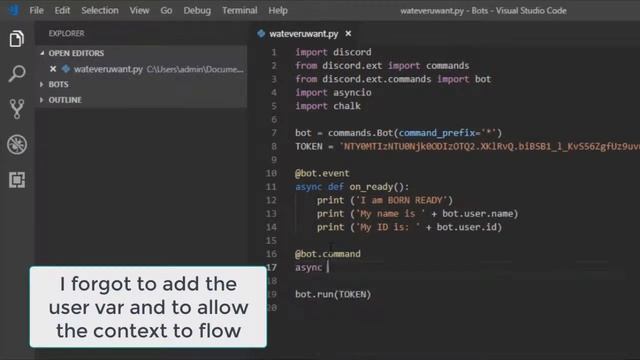 How to make a Discord BOT on Python-Part 2 смотреть онлайн