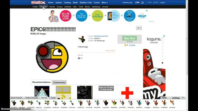 Roblox - How to make a transparent t-shirt with Paint.net смотреть онлайн