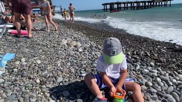 На море с детьми. Аквапарк Лазаревский номер 1. Отдых на юге заканчивается. смотреть онлайн