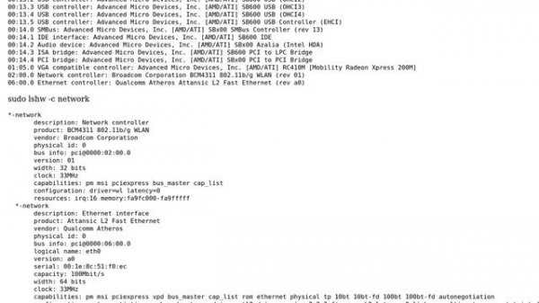 Ubuntu: Asus F5RL Wifi problem