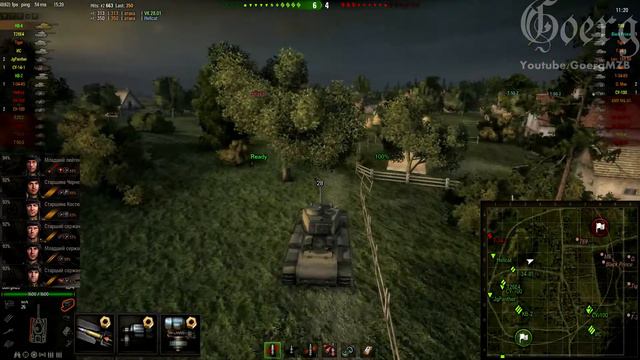 World of Tanks КВ-4 Первый бой на танке. Дозорный и Мастер. смотреть онлайн