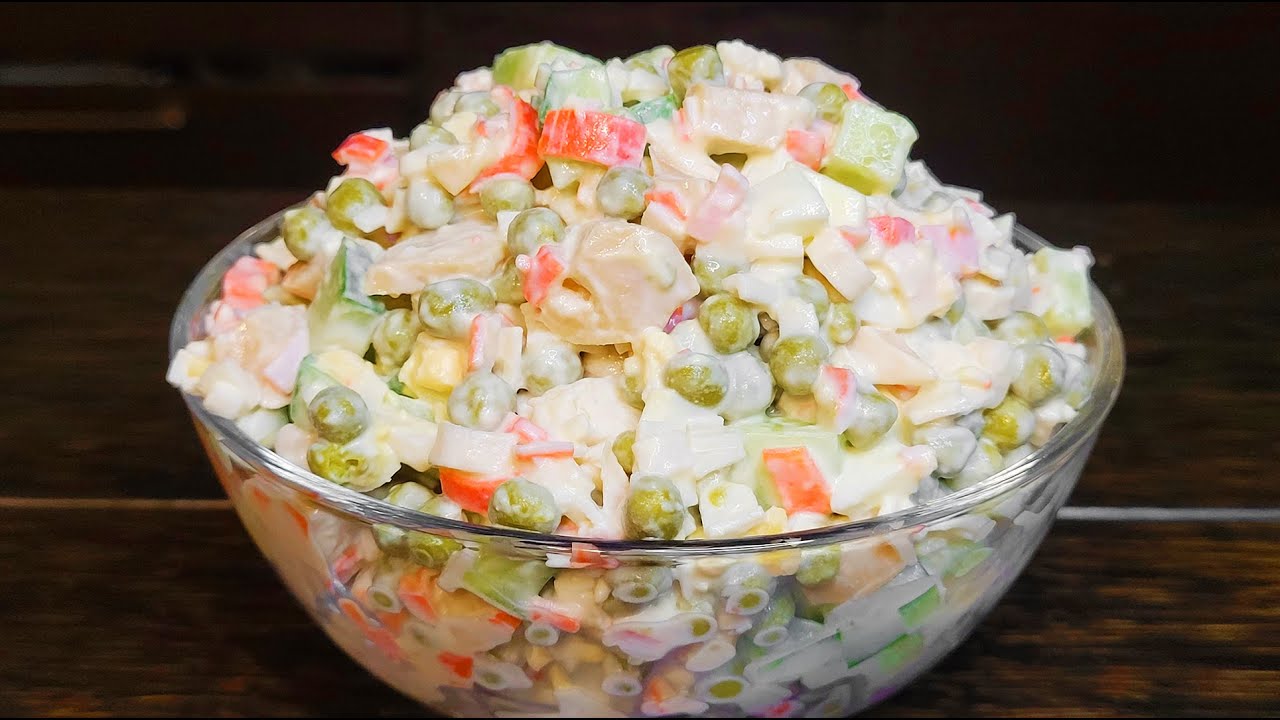 САЛАТ Морской Король на НОВЫЙ ГОД 2023 - Вкусный САЛАТ Который СЪЕДАЕТСЯ ПЕРВЫМ! смотреть онлайн