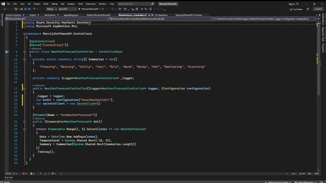 How to Retrieve an Azure Key Vault Secret Using C# #001 смотреть онлайн