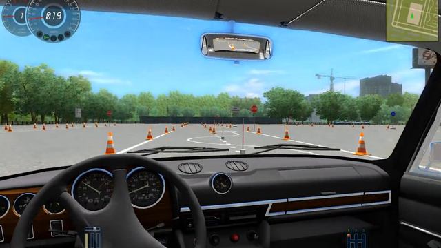 City Car Driving 1.3.3 "Змейка" смотреть онлайн