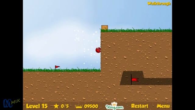 RED BALL 2. Красный ШАРИК Король [3]. Мультик игра для детей. смотреть онлайн