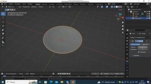 Тарелка в Blender