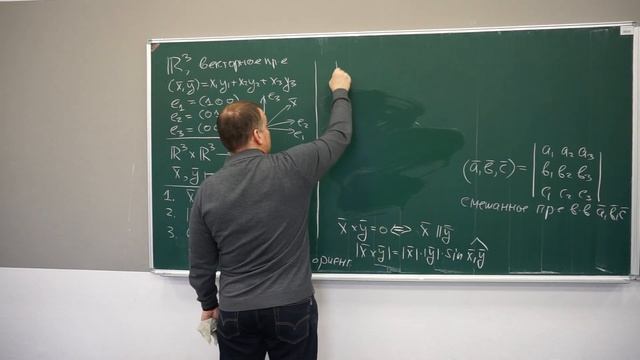 Лекция 19. Векторное произведение векторов и его свойства. смотреть онлайн