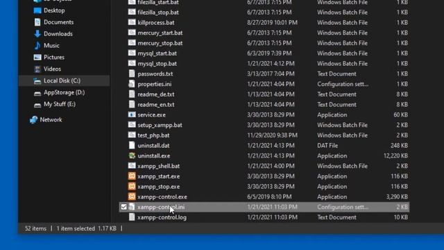 How fix XAMPP error "xampp-control.ini Access is denied" WITHOUT run as Administrator 100% working. смотреть онлайн