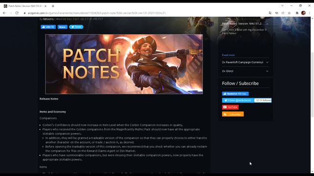 Neverwinter online - Патч от 9-10.12.2021 | Patch Notes 9.12.2021 смотреть онлайн