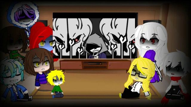 Undertale React To Dusttale|Hendirk Black