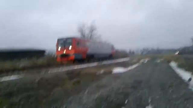 Прибытие рельсового автобуса pa1-086 с перегоном Палагиада-Ставрополь смотреть онлайн