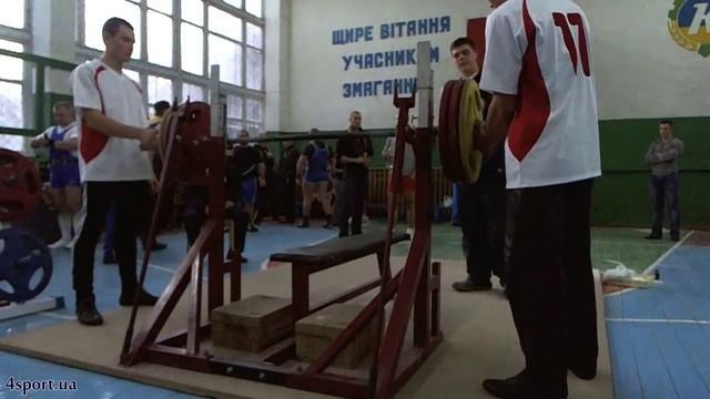 Кубок Украины 2011 по жиму лежа, УБФП, в/к -110кг смотреть онлайн