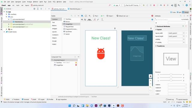 Android Application Development Online Course - Constraint Layout смотреть онлайн